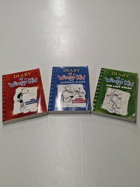 Diary of a Wimpy Kid Volumes 1, 2, and 3 Paperback
